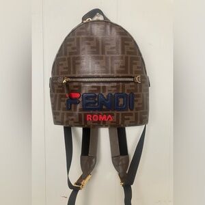 Authentic Fendi Roma Zucca Backpack